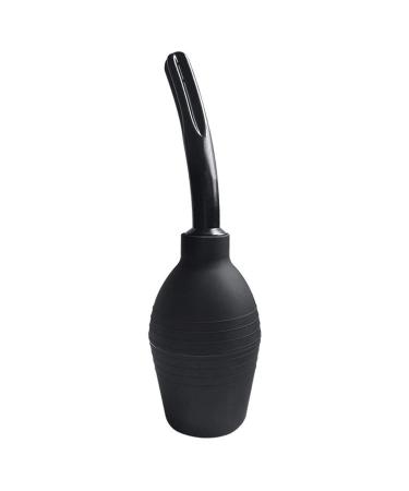 Abyclean Anal Douche Enema Bulb Vaginal Douche Enema Cleaner for Womens or Mans Health (310ml Black)