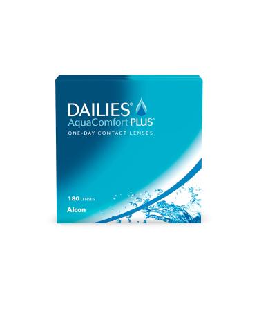 Dailies aquacomfort plus daily lenses soft 180 pieces BC 8.7 mm DIA 14.0 mm +1.25 Dioptria 1.25 diopters 8.7 millimeters 14.0 millimeters 180