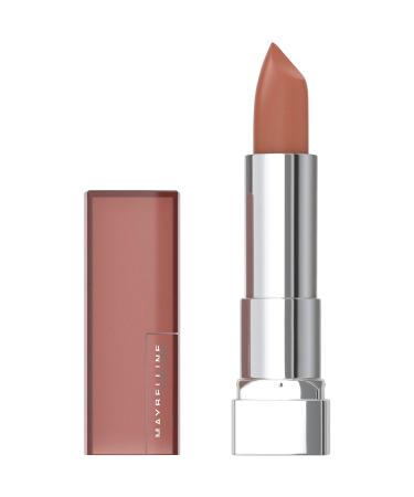 Maybelline Color Sensational Lipstick  Lip Makeup  Matte Finish  Hydrating Lipstick  Nude  Pink  Red  Plum Lip Color  Raw Chocolate  0.15 oz  (Packaging May Vary) 560 RAW CHOCOLATE 0.15 Ounce (Pack of 1)