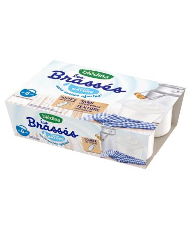 Bl dina Brewed natural without added sugars from 6 to 36 months - The 6 jars of 95 g
