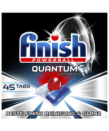 Finish Quantum Ultimate Dishwasher Tablets XXL Pack 45 Tablets 45 Count (Pack of 1)
